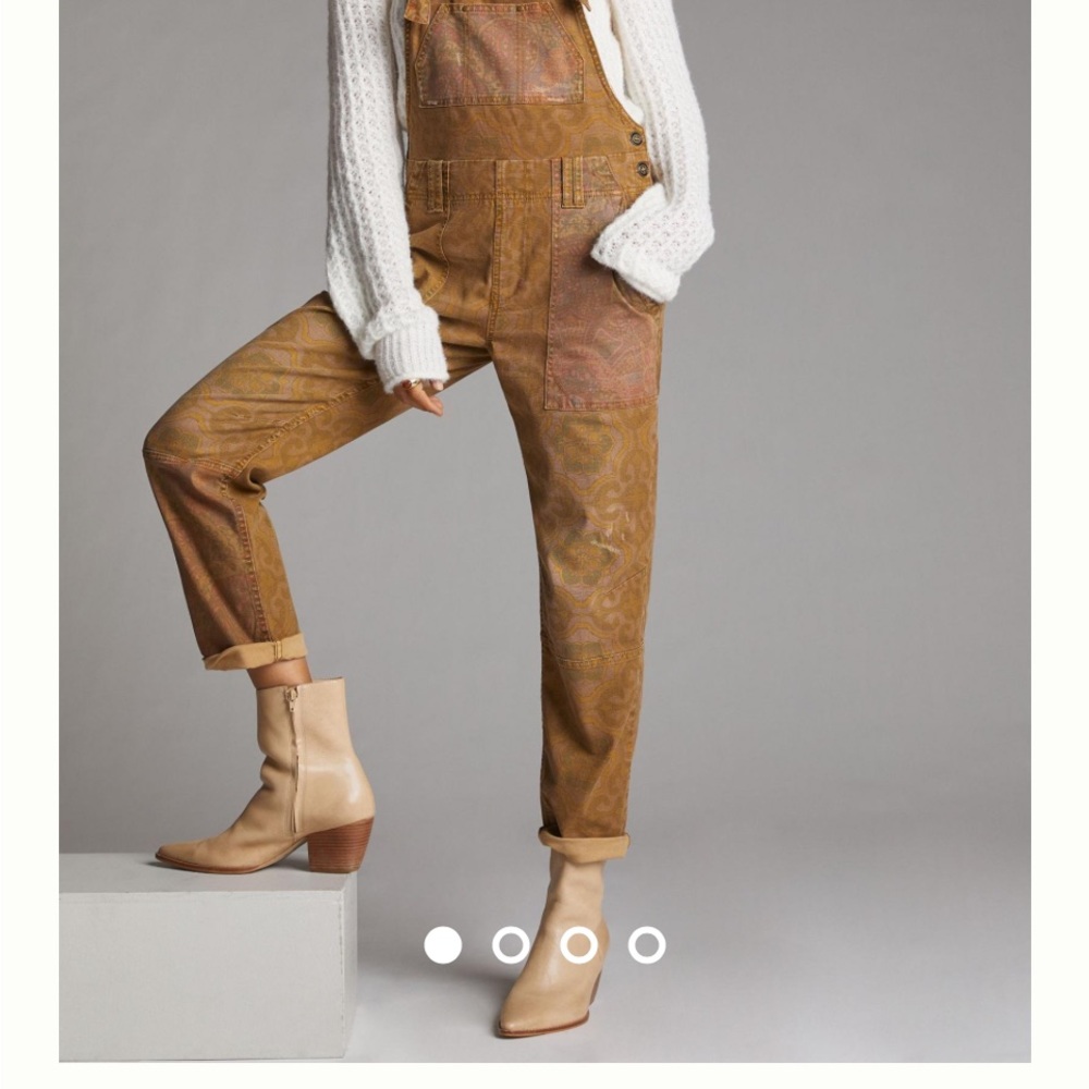 Pilcro the Wanderer relaxed overalls by Anthropologie, size medium